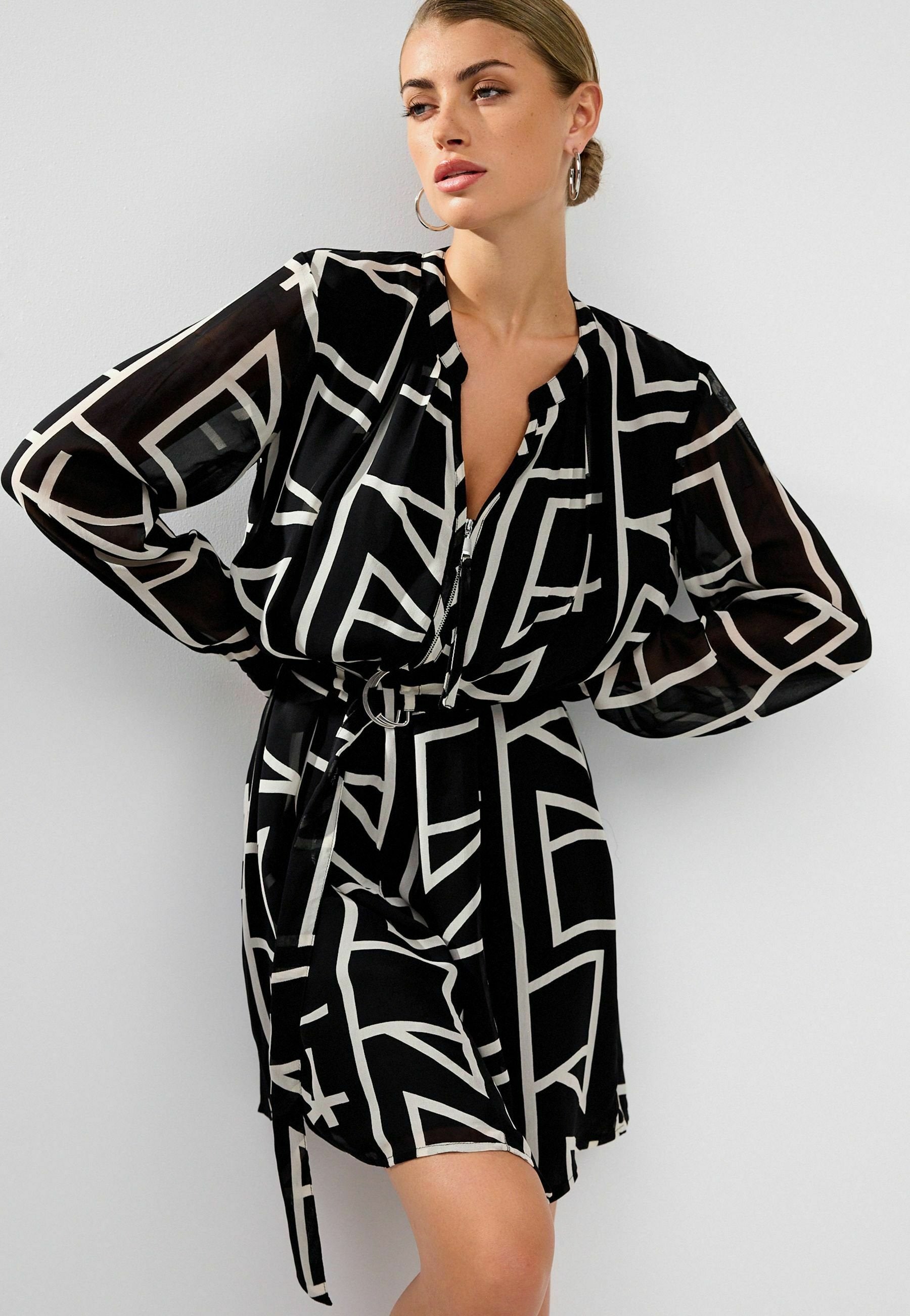 Next LONG SLEEVE TIE WAIST MINI