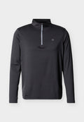 Calvin Klein Golf CRUISE ZIP - Long sleeved top - midnight black