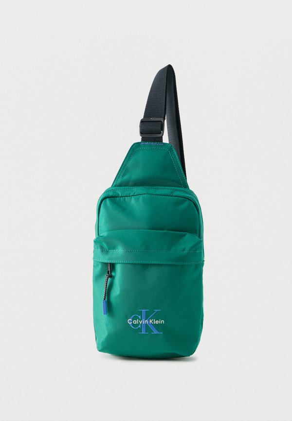 Calvin Klein BOLD SLING - Cross body bag - enchanted forest