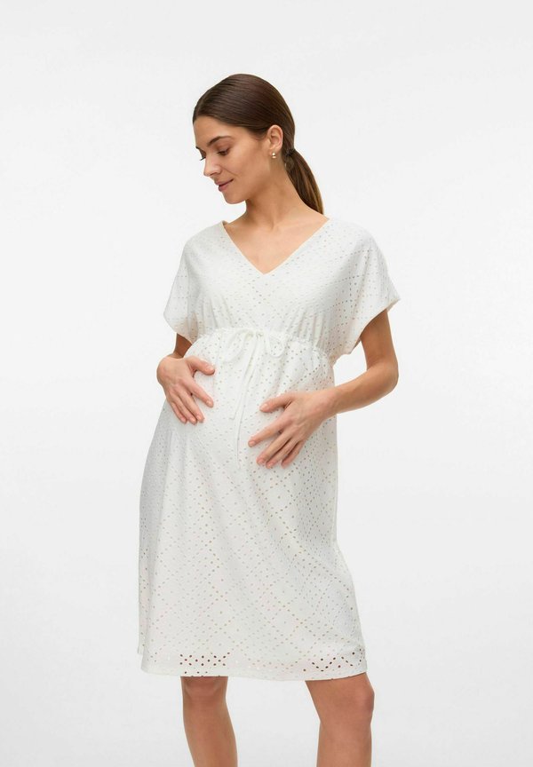 Vero Moda VMMTASSA Maternity - Day dress - snow white