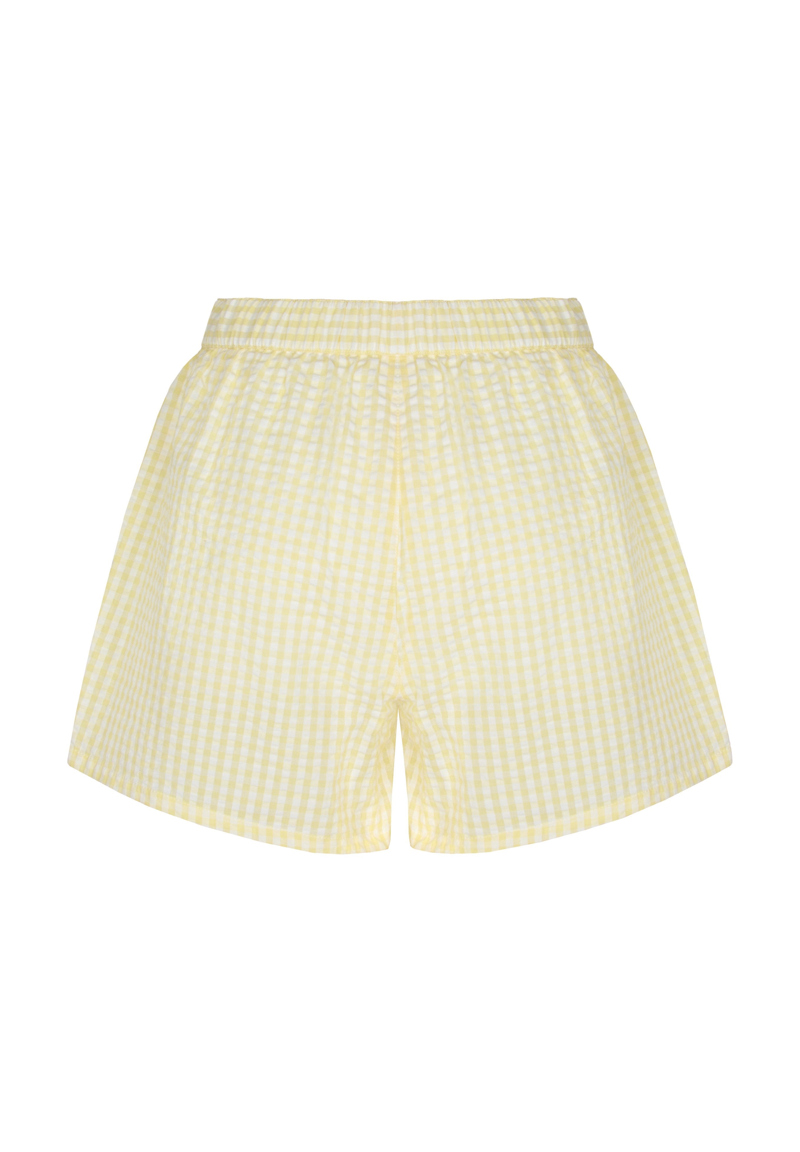Hunkemöller SHORT BOXY SEERSUCKER CHECK