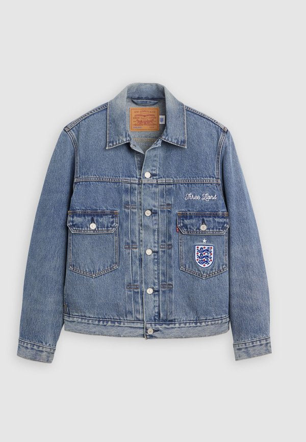 Levi's® FOOTBALL TYPE II TRUCKER - Denim jacket - blue denim