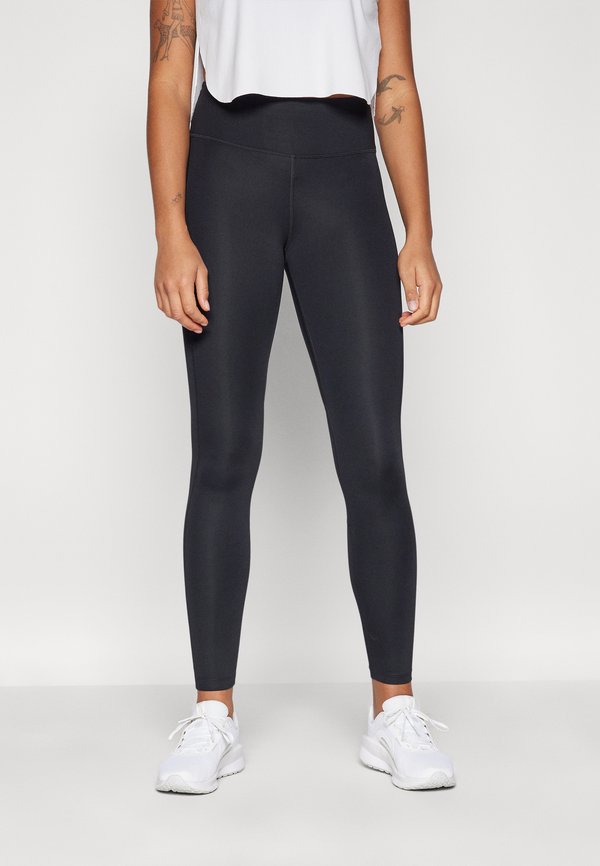 Nike Performance FAST - Running tights - black/silver