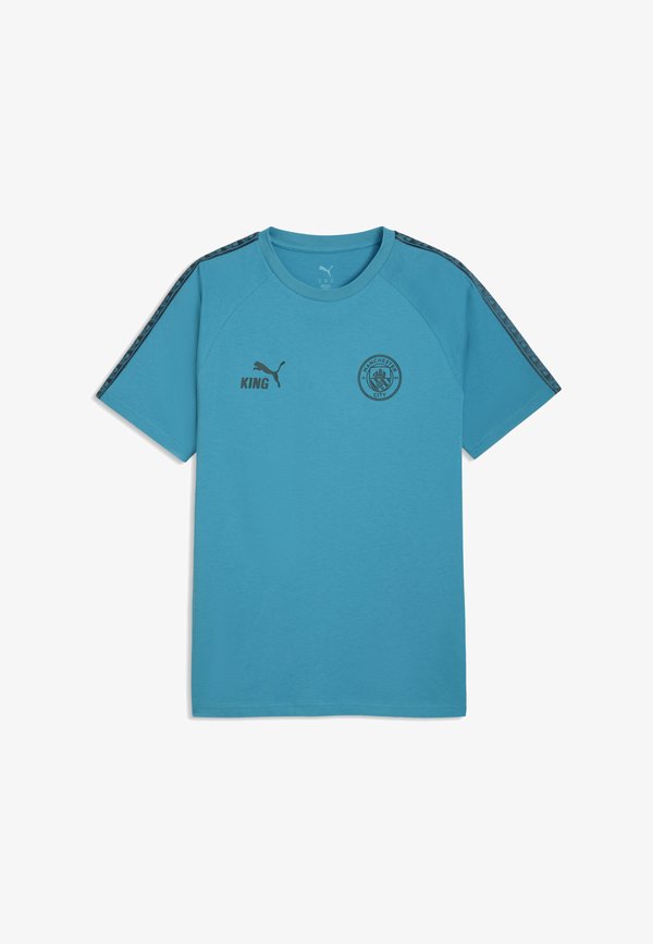 Puma MCFC KING TEE - Club wear - tropical blue deep navy
