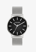 s.Oliver BASIC MESH - Watch - silver-coloured