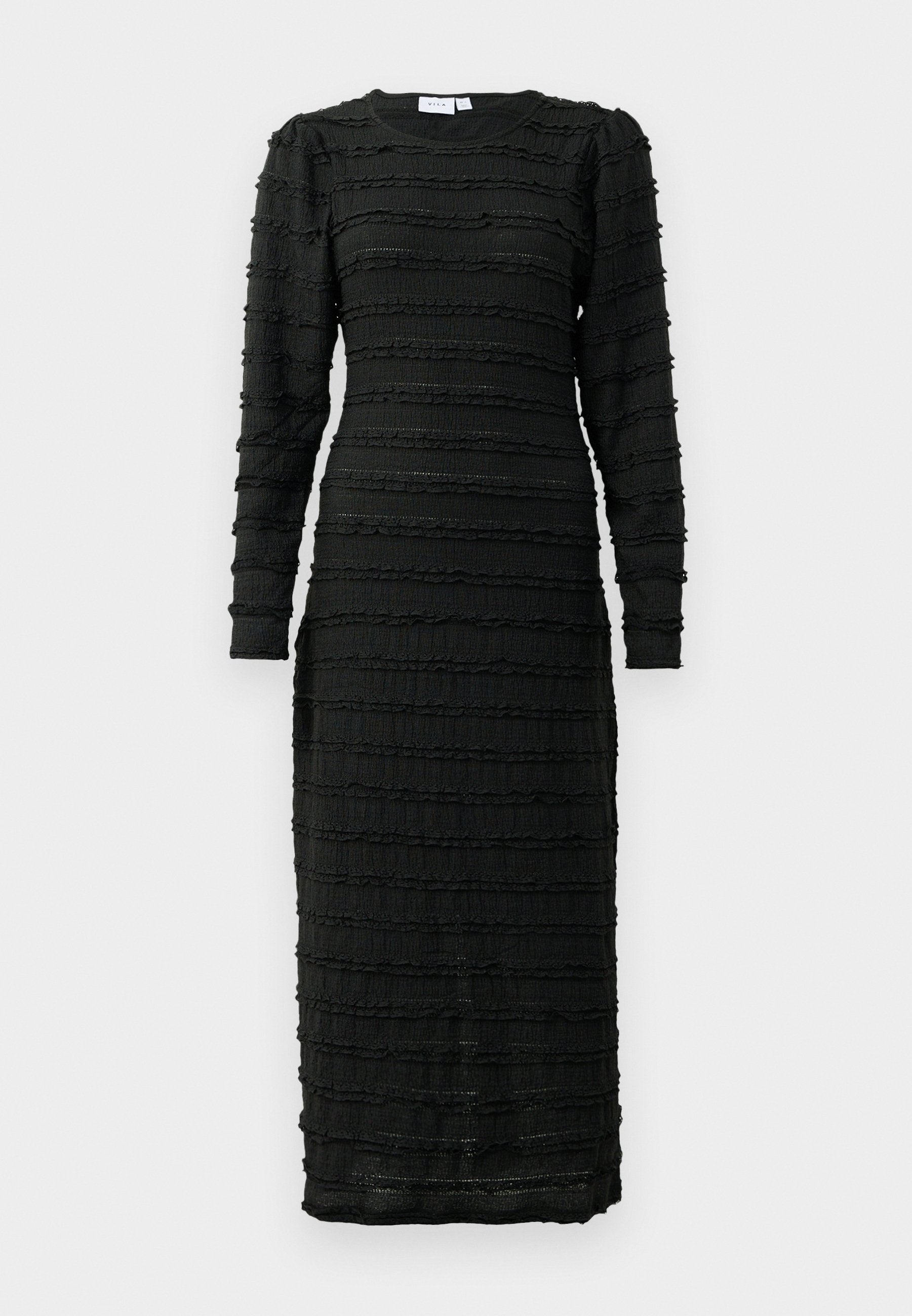 VILA VICOLOMBA O NECK MIDI DRESS