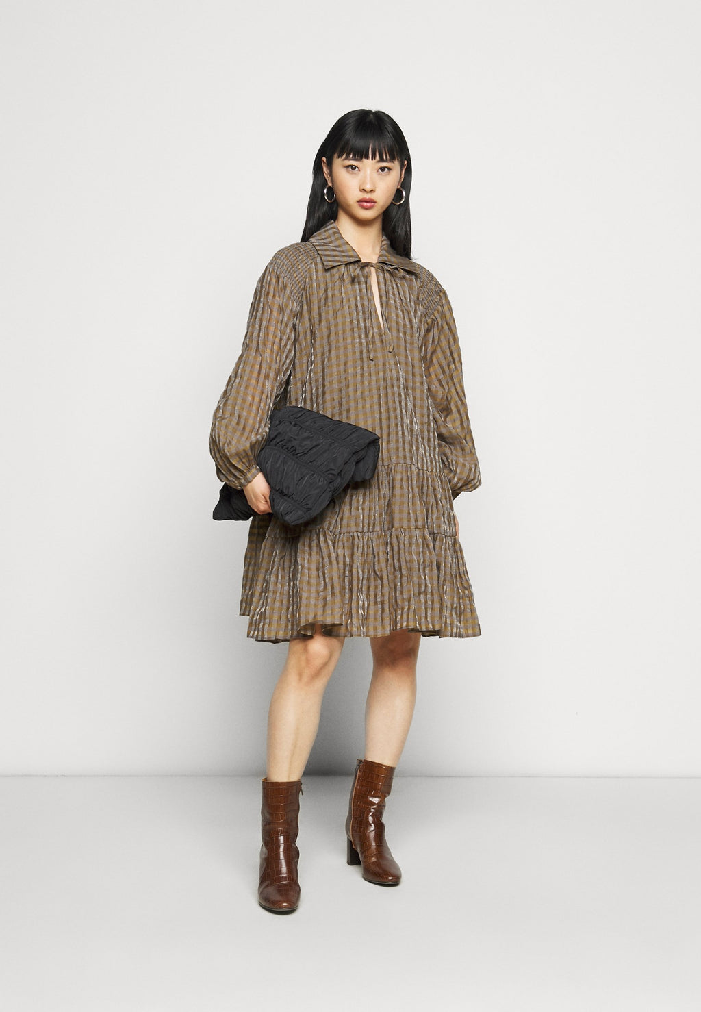 Glamorous Petite LADIES DRESS GINGHAM