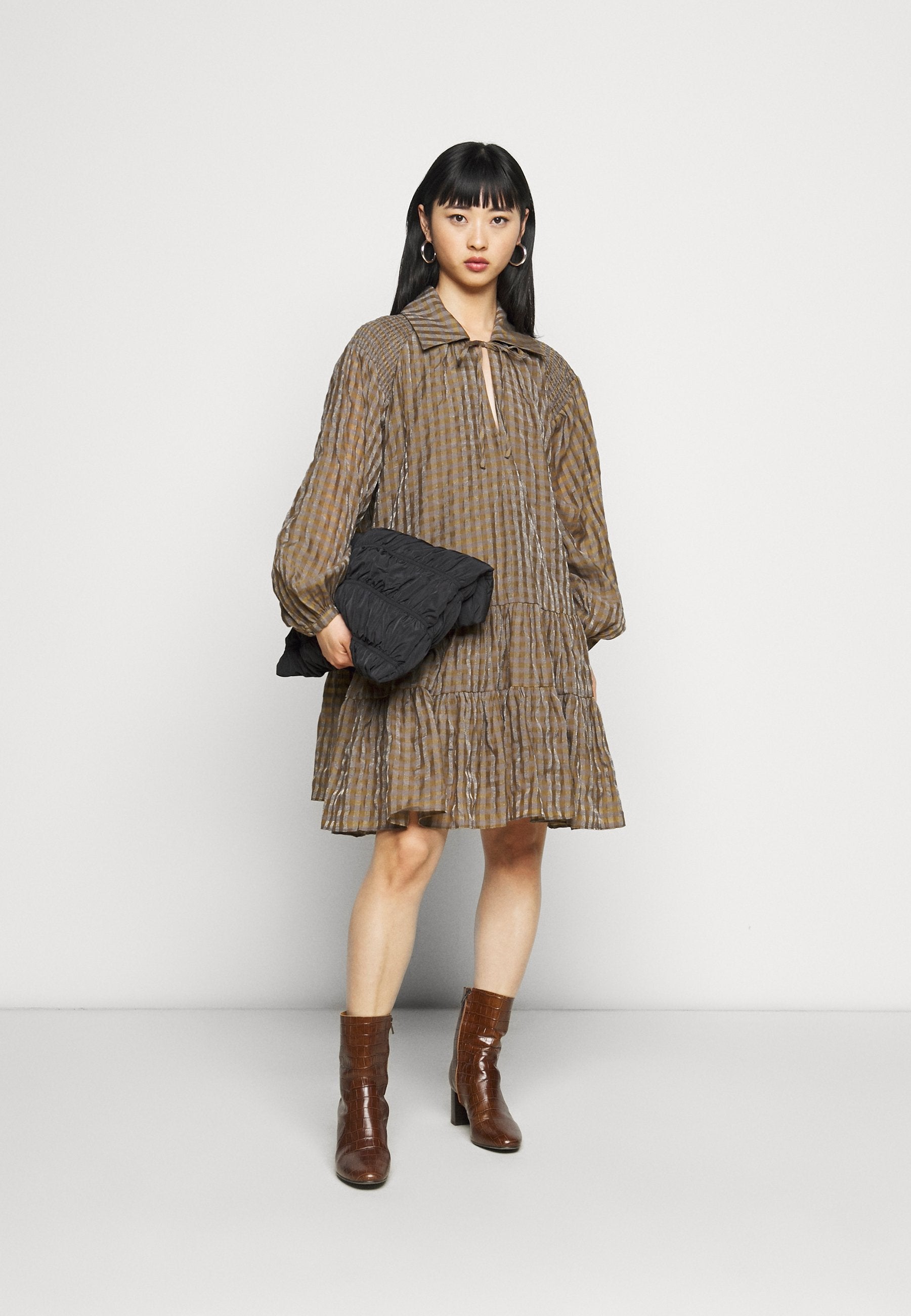 Glamorous Petite LADIES DRESS GINGHAM