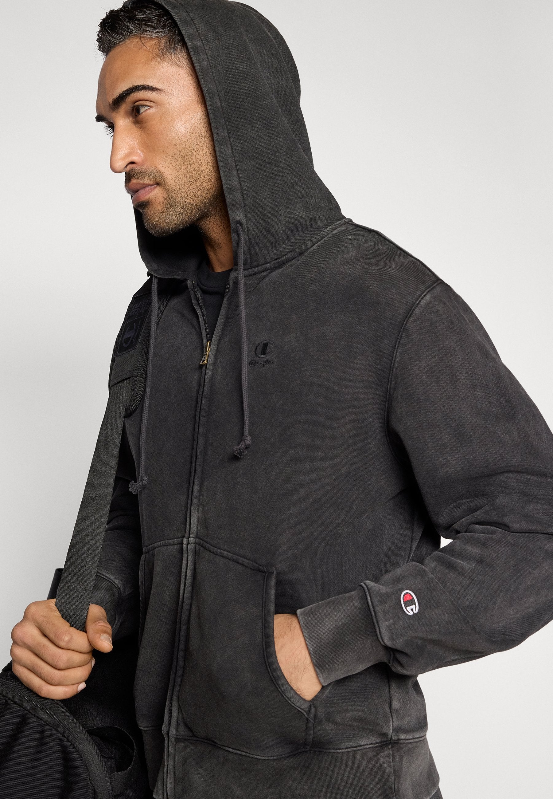 Champion ICONS WASH FULL ZIP HOODIE