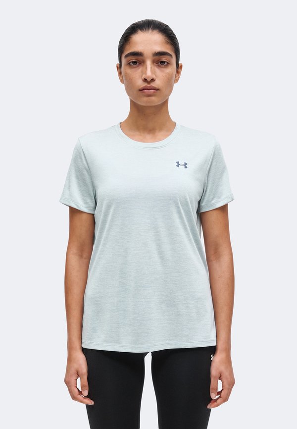 Under Armour TWIST - Sports T-shirt - blue fog/downpour gray