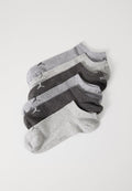 Puma SNEAKER PLAIN UNISEX 6 PACK - Sneaker socks - anthracite/light melange grey/medium melange grey