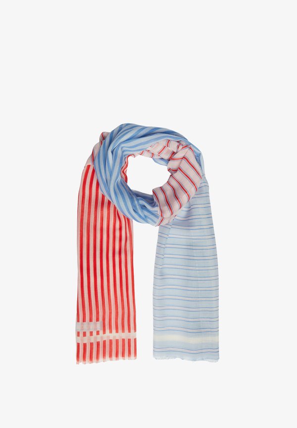 s.Oliver GESTREIFTER  - Scarf - zartrosa