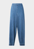 Vero Moda Curve VMCZELENA BALLOON PANTS CUR - Relaxed fit jeans - medium blue denim