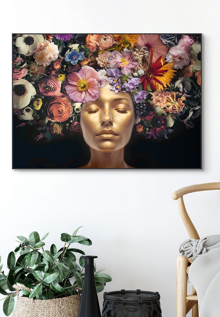 Orange Wallz FLORAL SILENCE