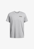 Under Armour HEAVYWEIGHT ARMOUR LABEL - Basic T-shirt - mod gray medium heather (011)