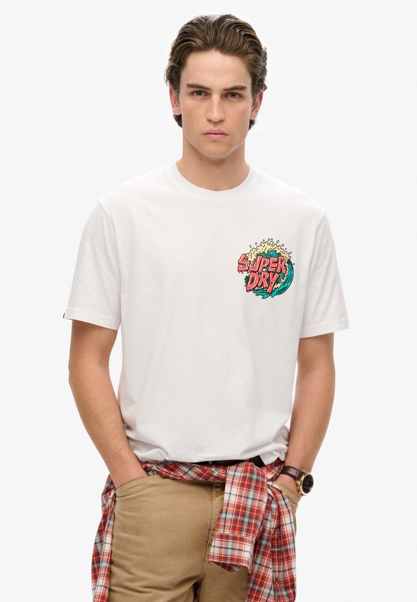 Superdry & Co Print T-shirt - optic