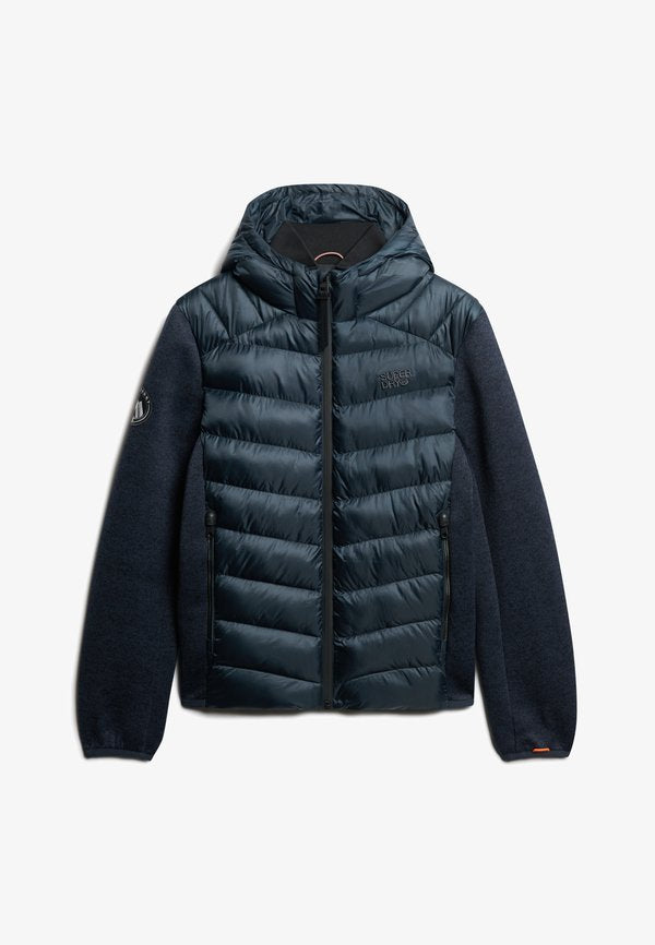 Superdry & Co HOODED STORM HYBRID - Light jacket - eclipse navy marl