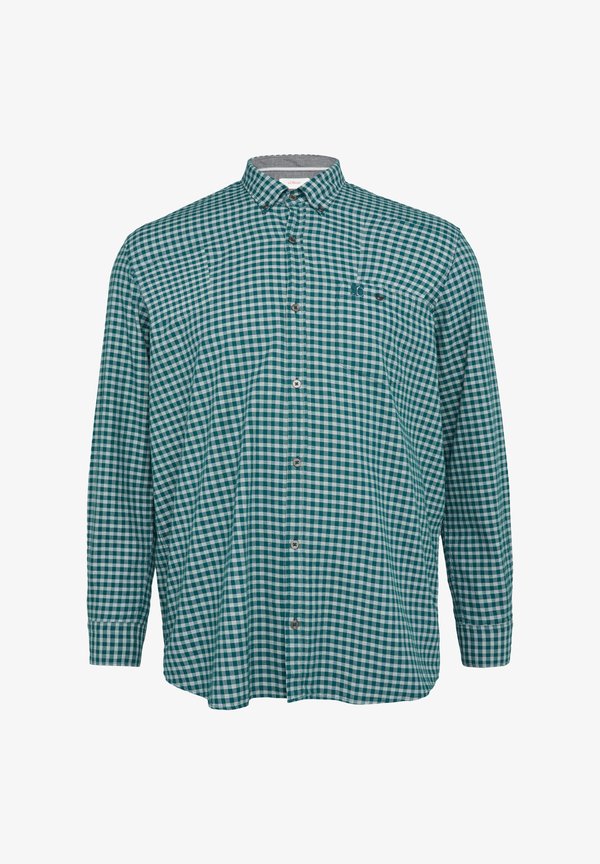 s.Oliver MIT BUTTON-DOWN KRAGEN - Shirt - petrol