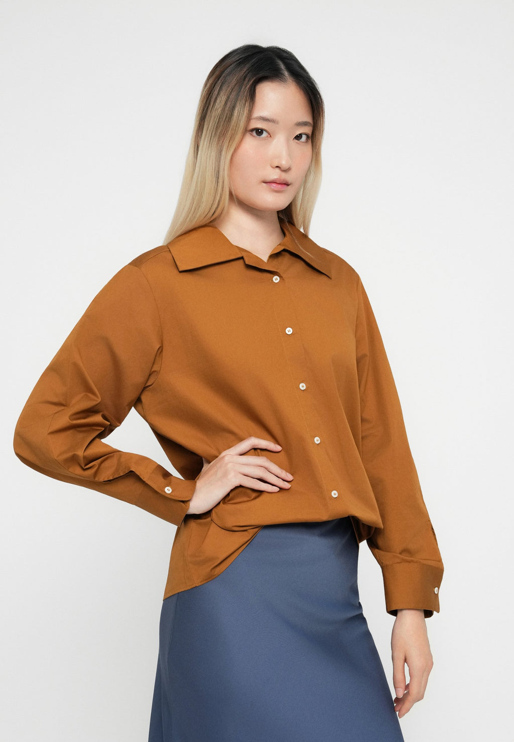 Selected Long-sleeved cotton
