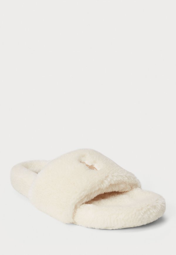 Polo Ralph Lauren FAUX-SHEARLING OPEN-TOE SLIPPER