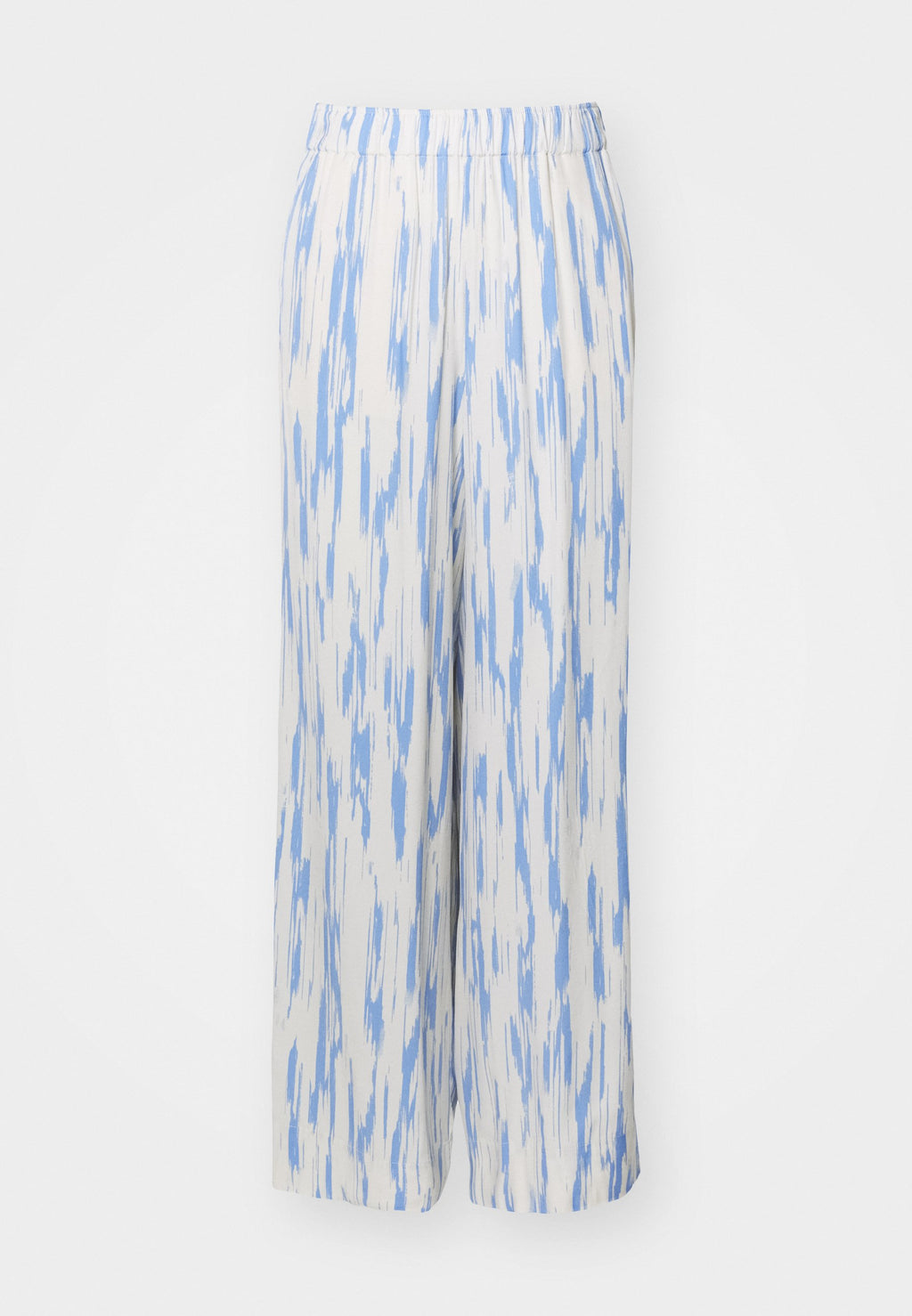 Selected Wide-leg printed viscose