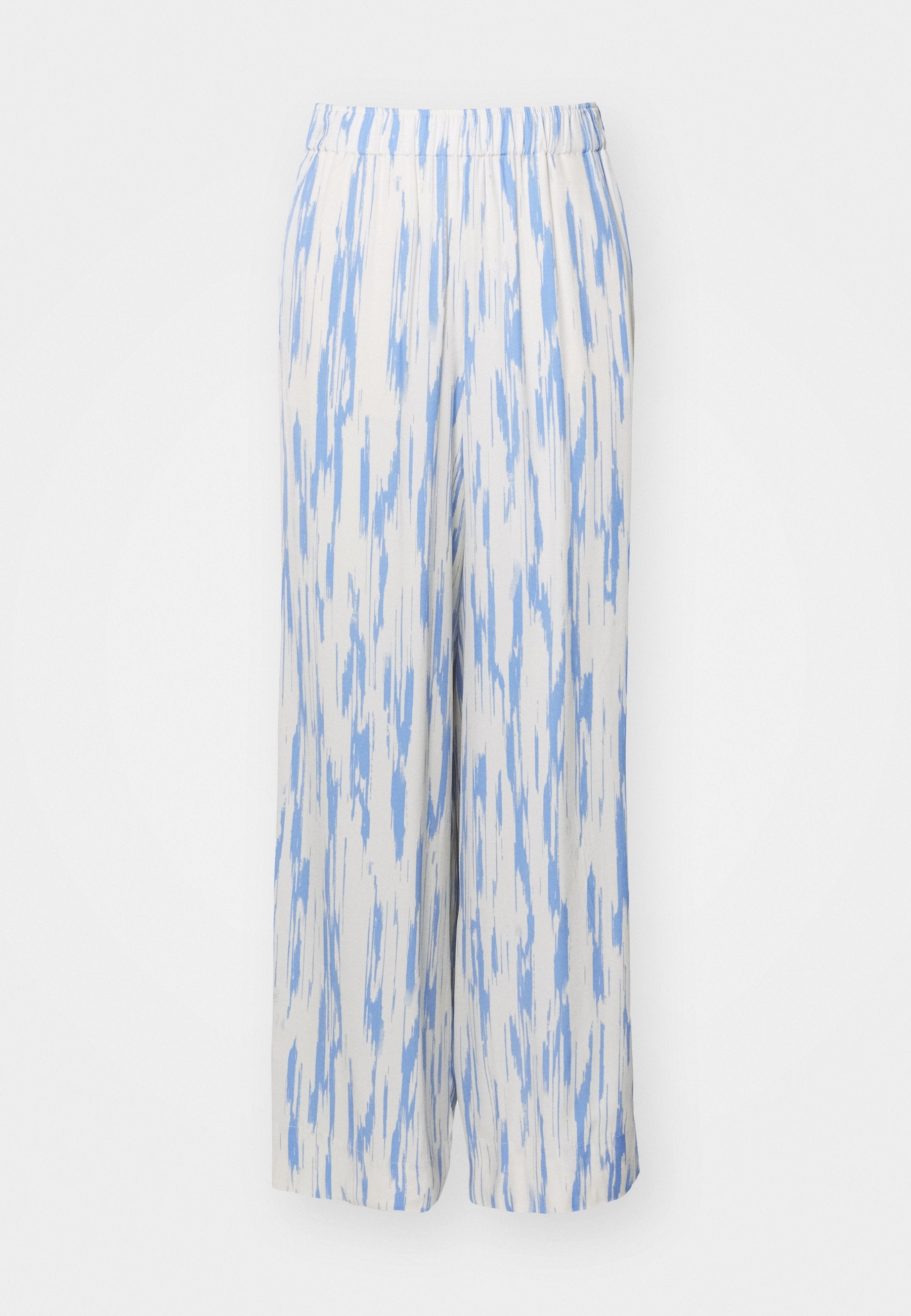 Selected Wide-leg printed viscose