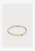 Calvin Klein ARCHITERCURAL ID - Bracelet - silver-coloured/gold-coloured