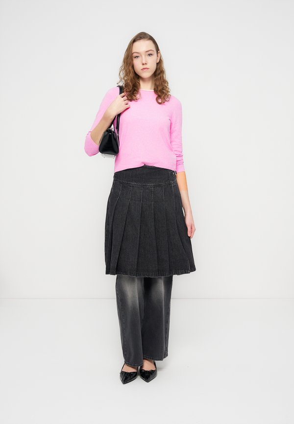ONLY ONLLOYAL LS ONECK KNT NOOS - Jumper - super pink detail:melange