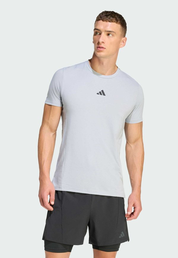 adidas Performance D4T WORKOUT - Sports T-shirt - halo silver