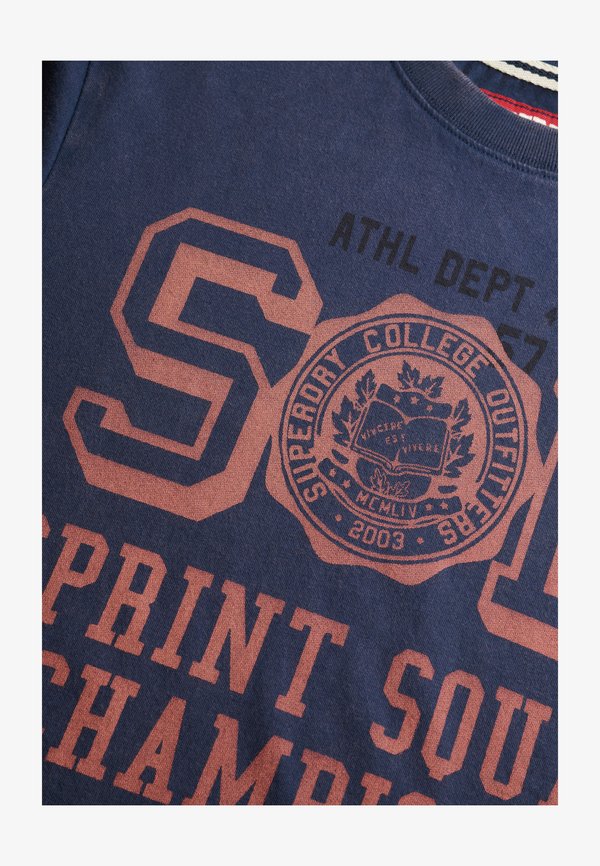 Superdry & Co SUPERDRY T-SHIRT.. - Print T-shirt - lauren navy