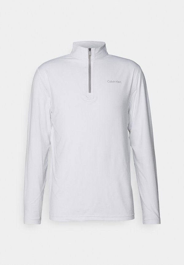 Calvin Klein Golf NEWPORT HALF ZIP - Long sleeved top - white