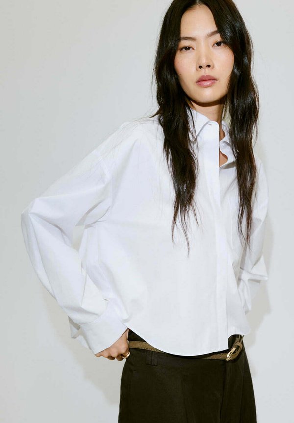 Mango ADULT - Button-down blouse - off white