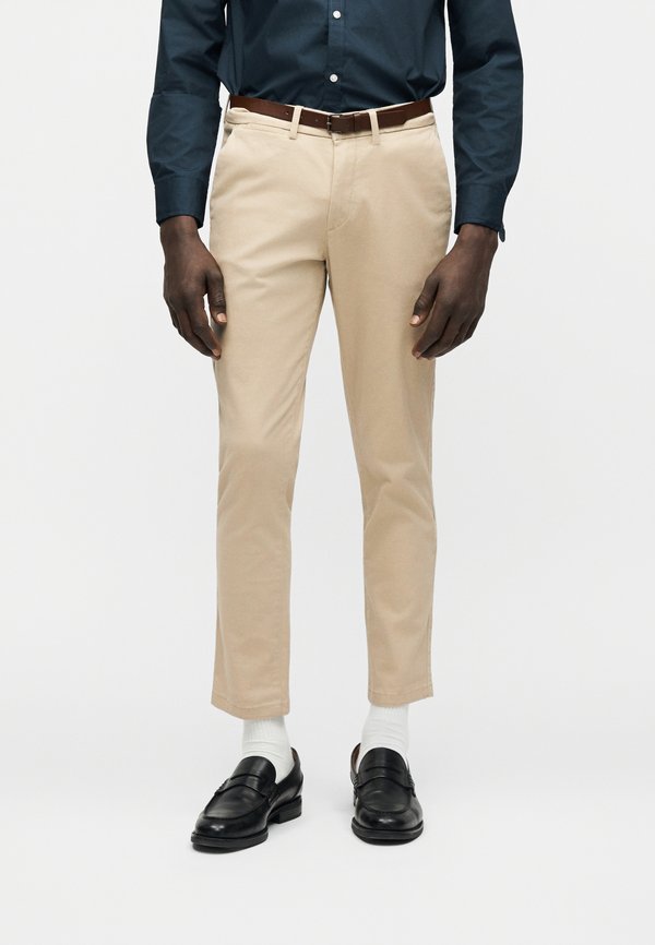 Jack & Jones JPSTMARCO ADAM BELTED - Chinos - string