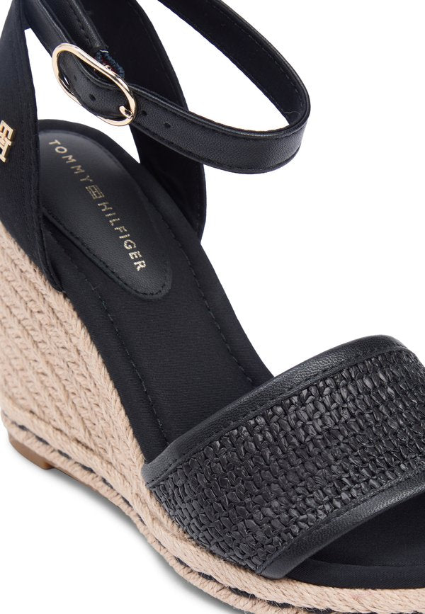 Tommy Hilfiger RAFFIA STRAP HIGH WEDGE ESPADRILLES