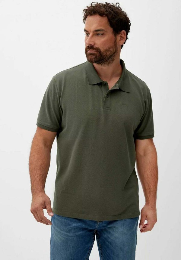 s.Oliver BASIC KNOPFLEISTE KRAGEN STÜCK - Polo shirt - olive