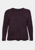 Vero Moda Curve V-NECK CURVE - Jumper - winetasting