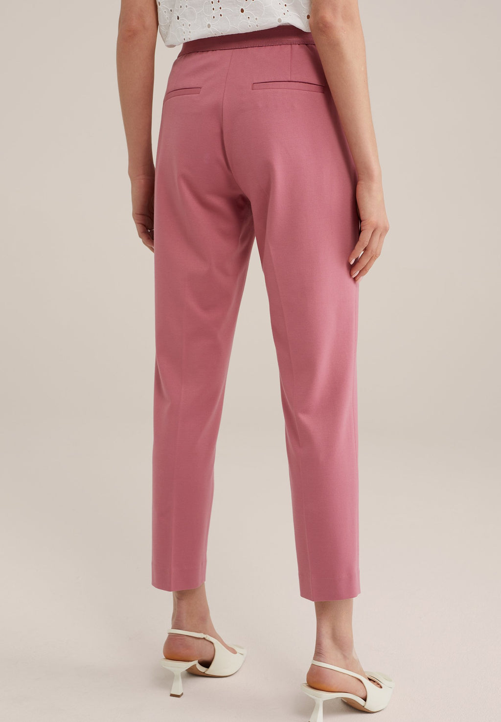 WE Fashion WE FASHION DAMES SLIM FIT PANTALON MET STRETCH