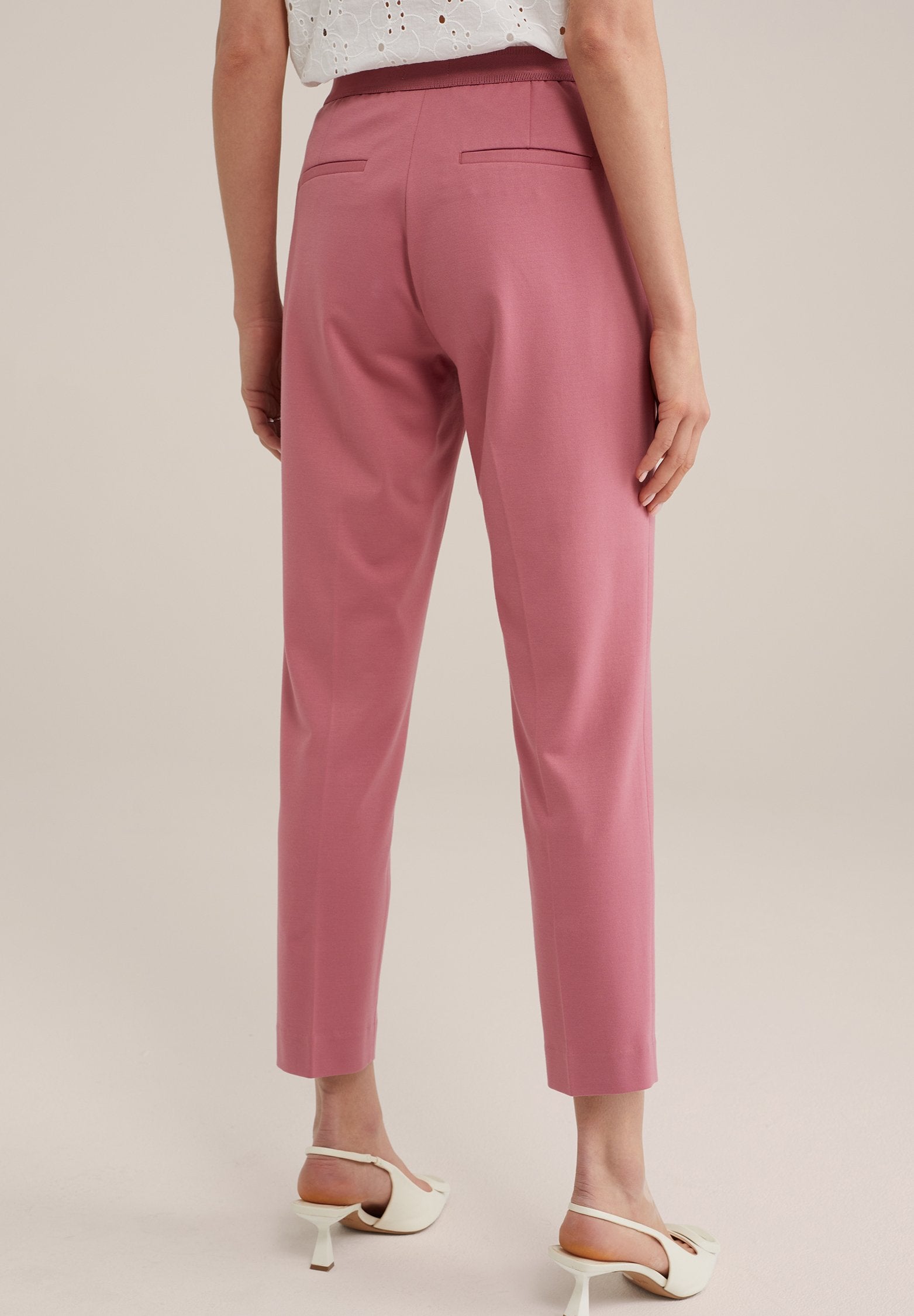 WE Fashion WE FASHION DAMES SLIM FIT PANTALON MET STRETCH