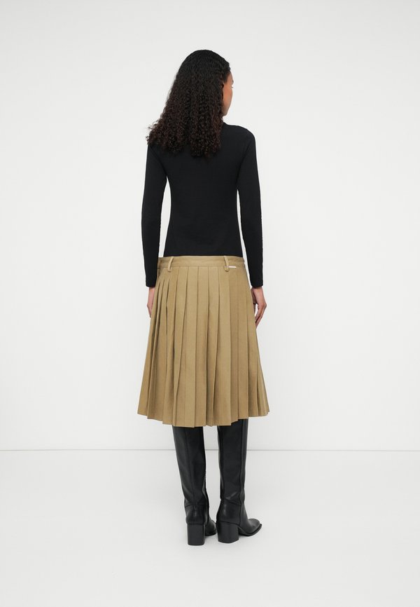 7 for all mankind PLEATED MIDI SKIRT COMFORT