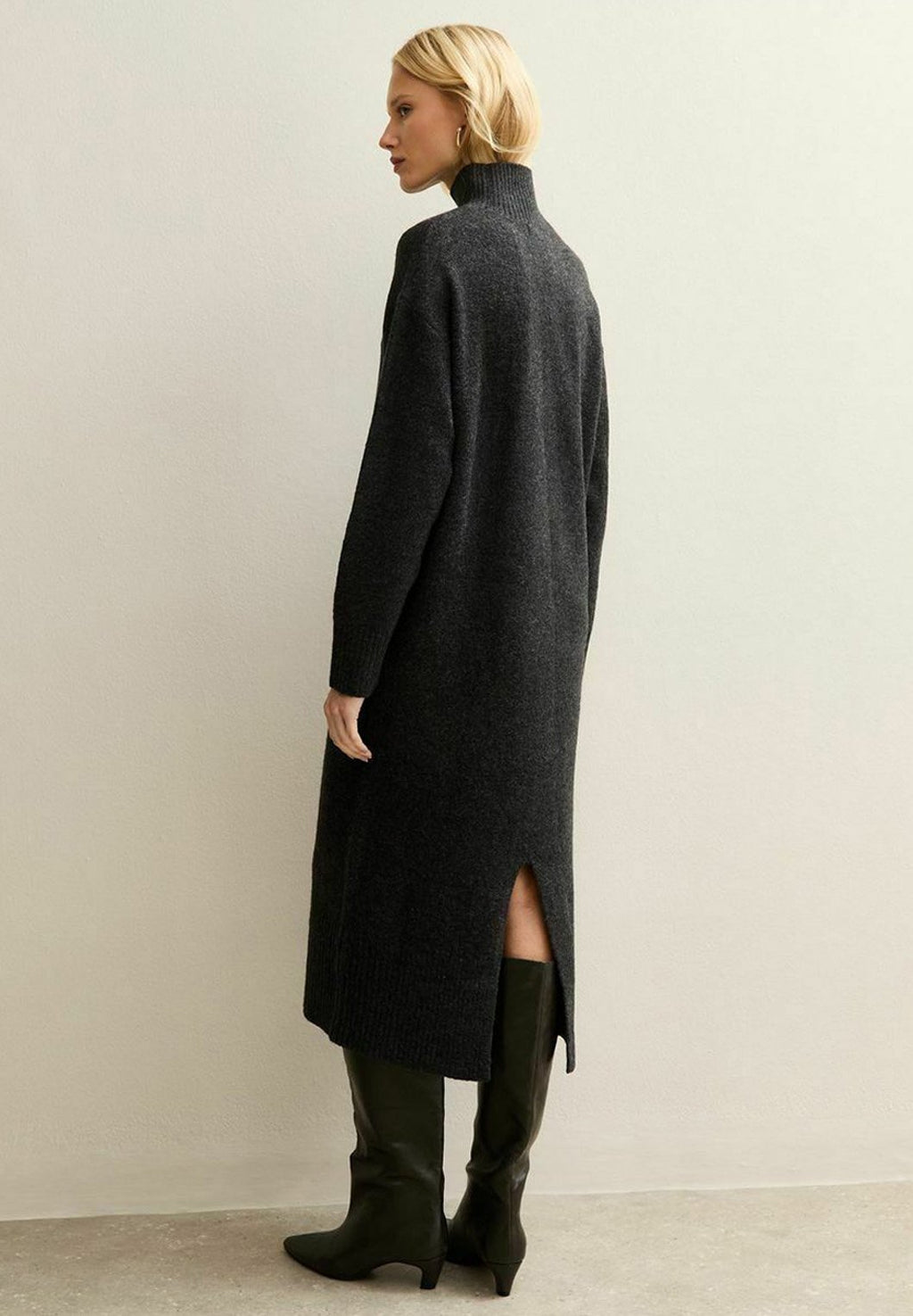 New Look  HIGH NECK BACK SLIT MIDI