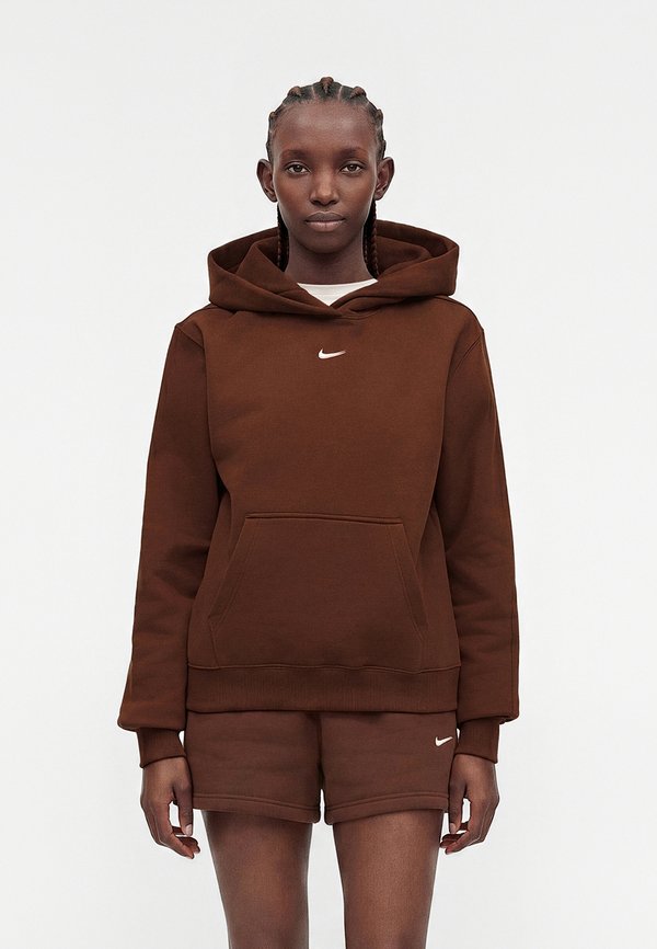 Nike Sportswear W NK STDO FLC MW STD PO HDY - Hoodie - cacao wow/sail