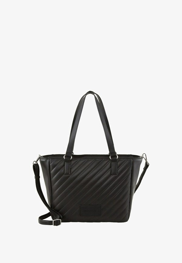 TOM TAILOR MIRELA ZIP SHOPPER L - Handbag - schwarz black