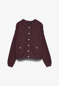 Vero Moda VMHARPER Knit - Cardigan - winetasting