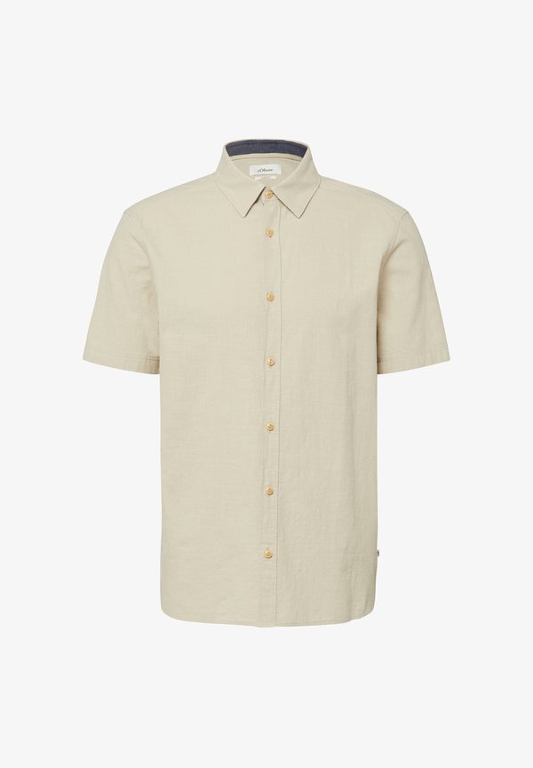 s.Oliver HEMD - Shirt - beige