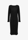 ONLY Plissé ONLPERY Midi - Jersey dress - black
