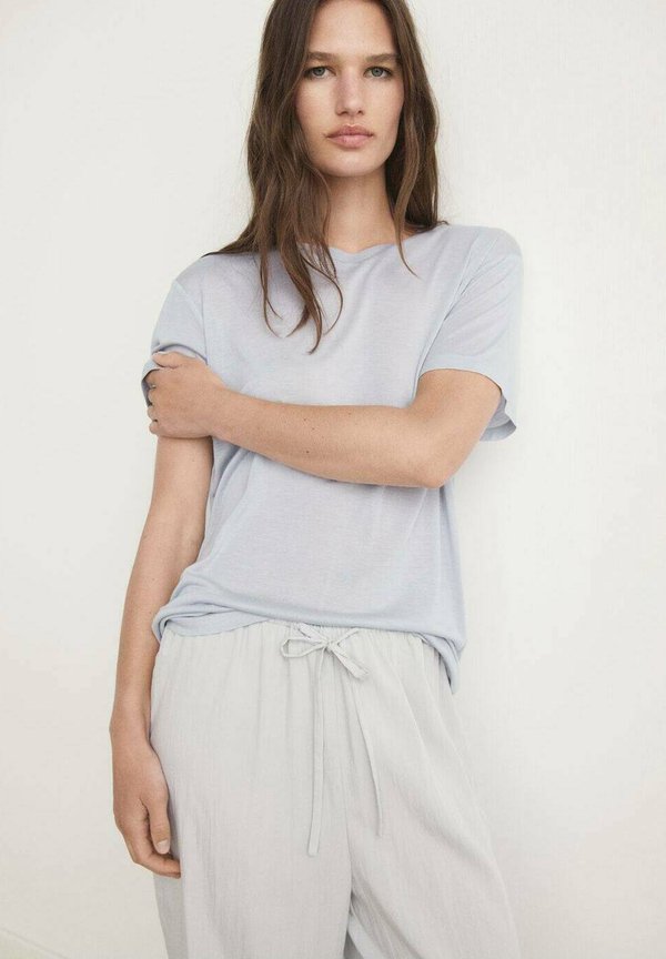 Mango Basic T-shirt - light grey