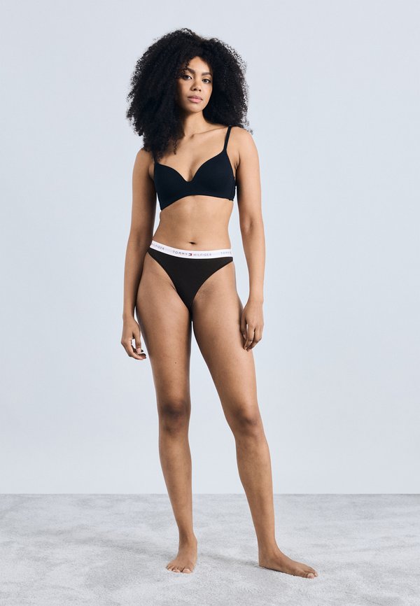 Tommy Hilfiger THONG 3 PACK - Thong - black