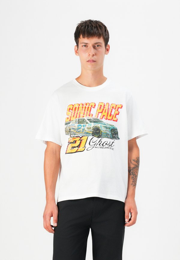 Jack & Jones T- - Print T-shirt - bright white