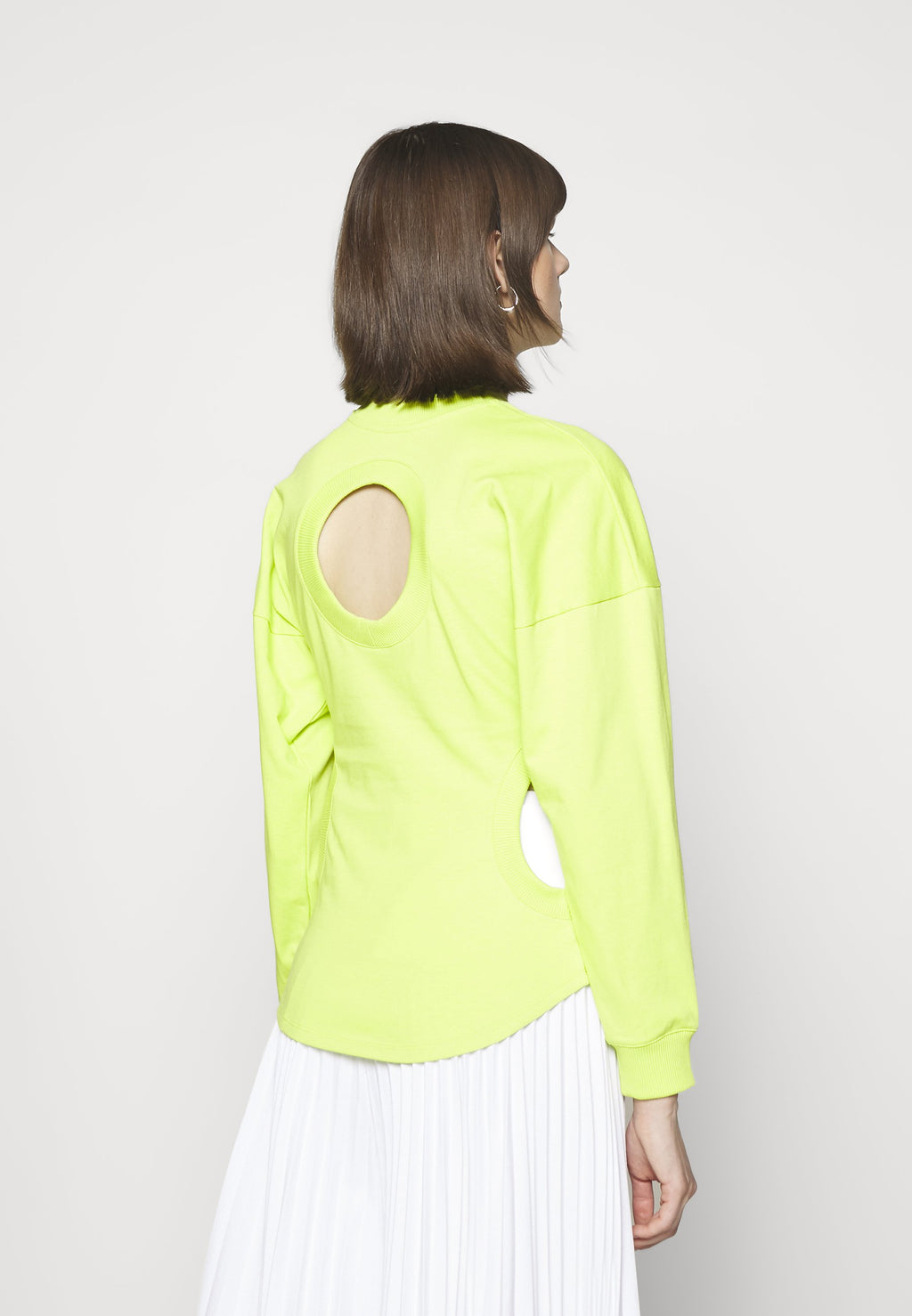 A.W.A.K.E. MODE LONG SLEEVE TOP WITH CUT-OUT DETAIL