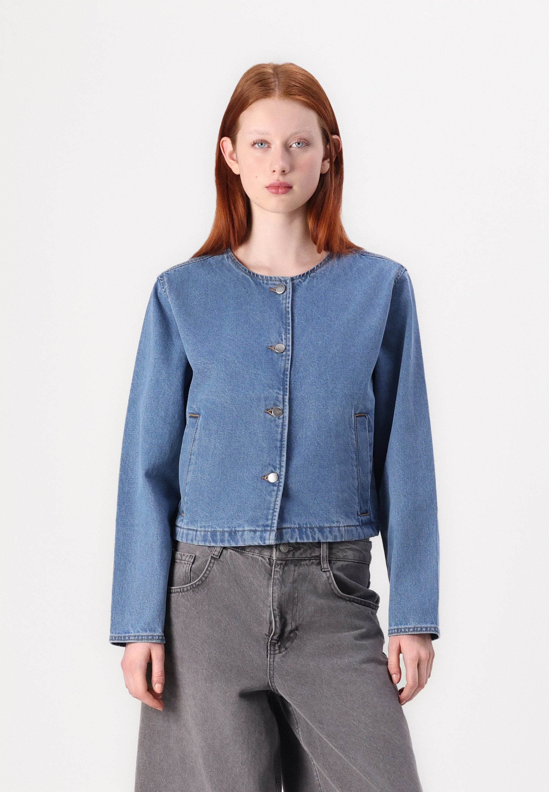 VILA Denim buttoned